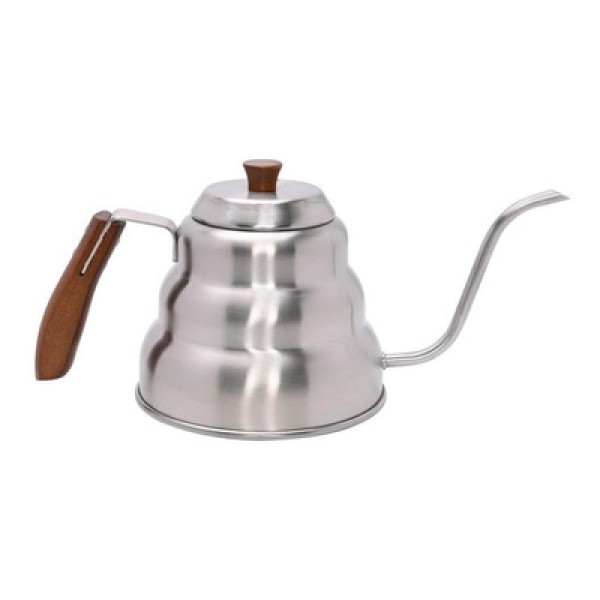 Encontraproduto.com.br - Chaleira De Inox Bico Fino Com Cabo Madeira 1l