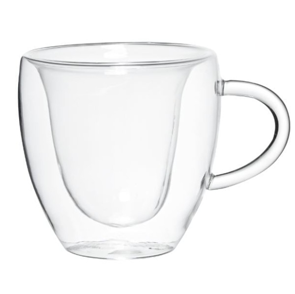 Encontraproduto.com.br - 2 Xícaras Coração Parede Dup Boro 250 ml Mimo Style TCJ22061