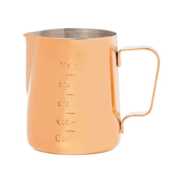 Encontraproduto.com.br - Leiteira sem Tampa Inox Golden 350 ml Mimo Style AF22119