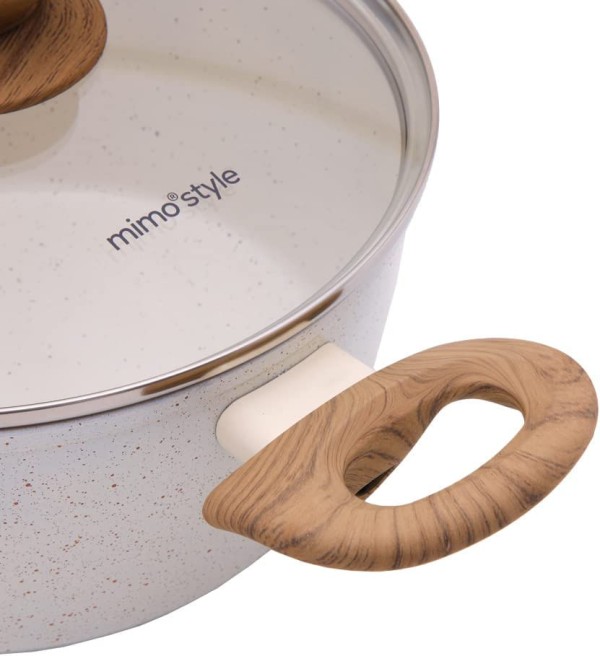 Encontraproduto.com.br - Caçarola Mármol Cook com Fundo de Indução 20cm