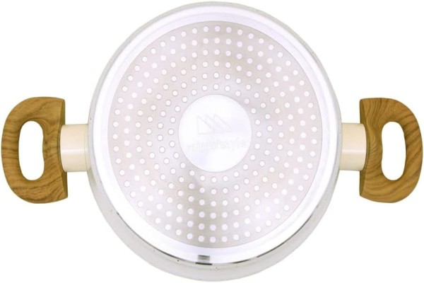 Encontraproduto.com.br - Caçarola Mármol Cook com Fundo de Indução 20cm