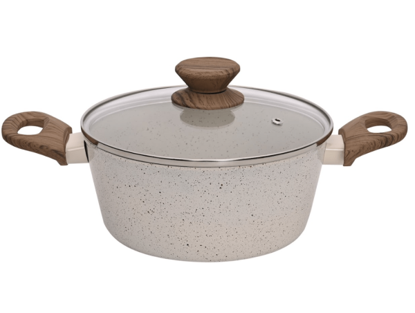 Encontraproduto.com.br - Caçarola Mármol Cook com Fundo de Indução 20cm