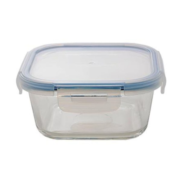 Encontraproduto.com.br - Pote Quadrado Vidro Boro Mimo Style 380ml