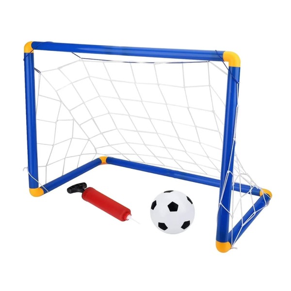 Encontraproduto.com.br - Kit Golzinho De Futebol Infantil Com Bola E Bomba Zippy