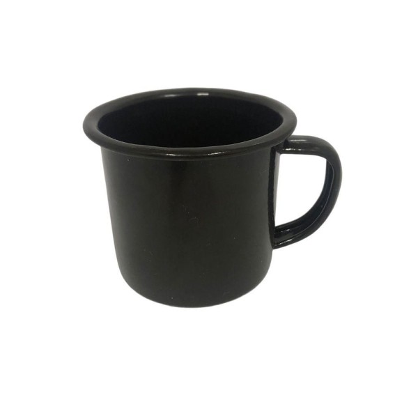 Caneca Esmaltada 85ml Black Mimo