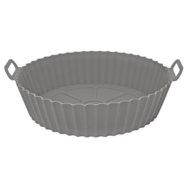 Forma De Silicone Redonda Grey Para Air Fryer SN22419G MIMO