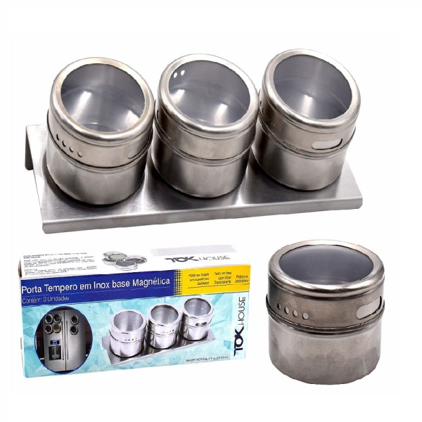 Encontraproduto.com.br - Porta Condimento Multimix Inox 8297