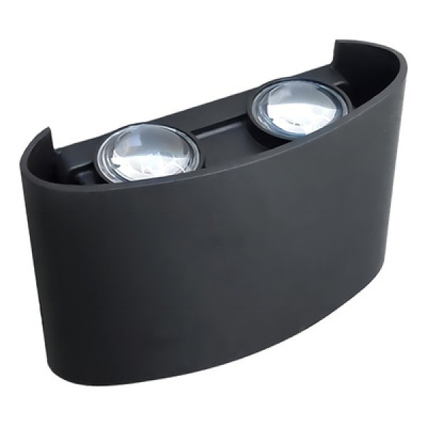 Arandela de Efeito Led Sierra 4W Preto 3000K - 18680 - Ecoforce