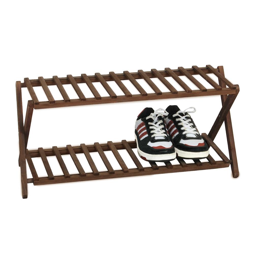 Sapateira Dupla de Madeira Pallet Ogza