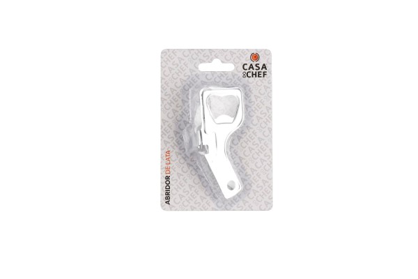 Encontraproduto.com.br - Abridor de Latas e Garrafas Inox Casa do Chef