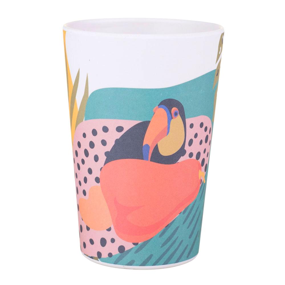 Copo 430ml Fibra de Bambu Bossa Tropical Cazza