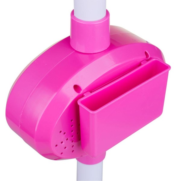 Encontraproduto.com.br - Microfone com Pedestal Musical Star Play&Fun Rosa