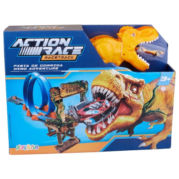 Encontraproduto.com.br - Pista Looping Dino Adventure CV233307 Play&Fun