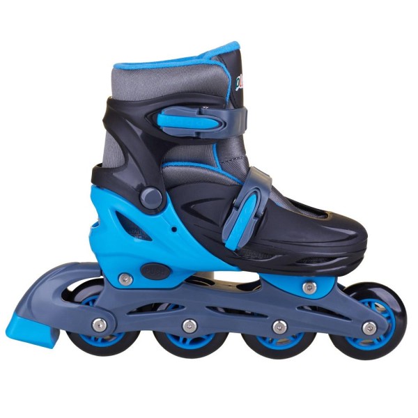 Encontraproduto.com.br - Patins Inline 32-35 Adventure Blue com Mochila Play&Fun