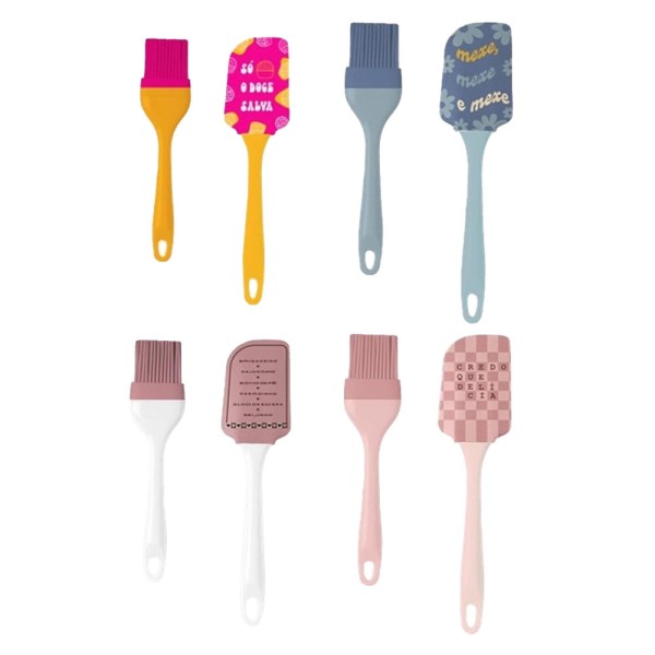 Conjunto de Utensílios de Silicone CV233490 Cazza Sortido