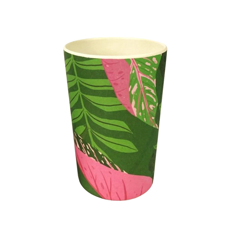 Encontraproduto.com.br - Copo Fibra de Bambu 430ml Caladium Cazza