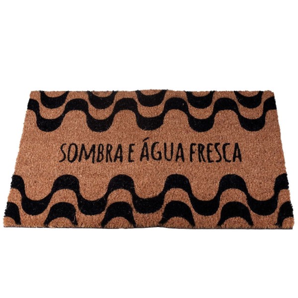 Encontraproduto.com.br - Capacho Fibra de Coco 40x60cm Fun Cazza