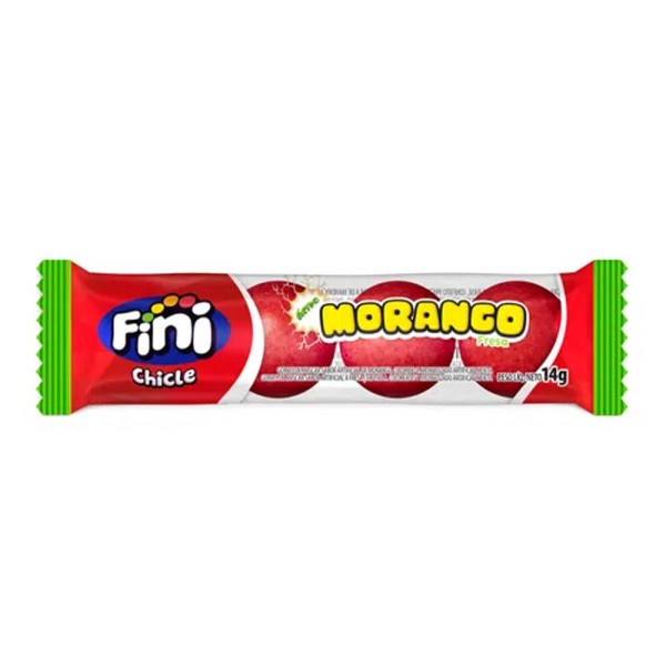 Encontraproduto.com.br - Chiclete Morango Cítrico 14g c/18 - Fini