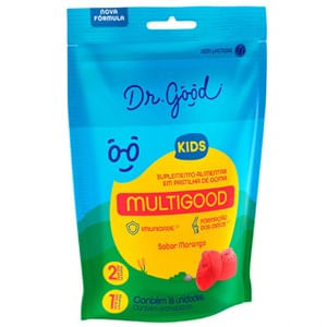 Encontraproduto.com.br - Vitamina C Kids Dr Good Suplemento Pastilha Laranja 25 Gomas