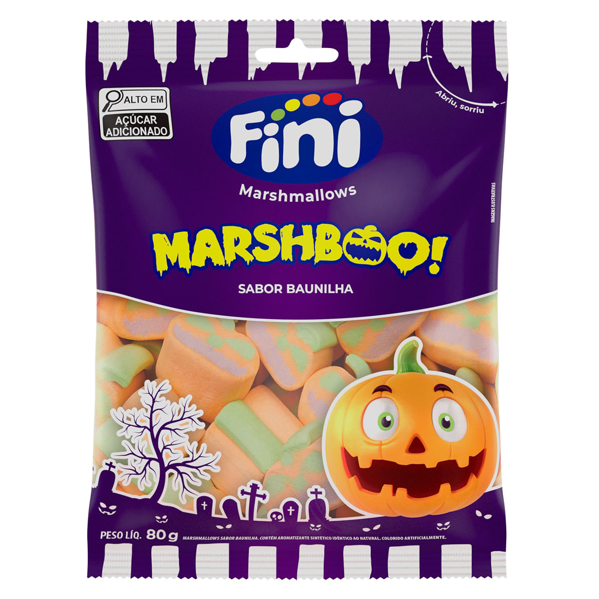 Encontraproduto.com.br - Marshmallows Marshboo Sanchez Fini 80g