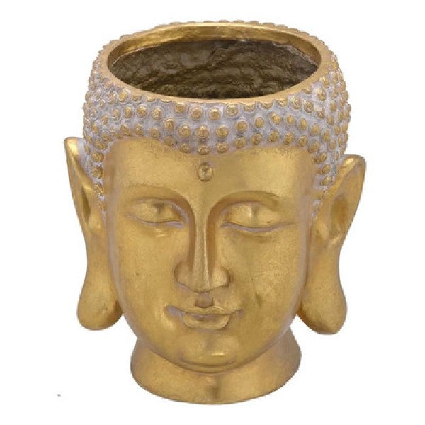 Vaso Decorativo Buda 22x22x24cm Rústico Mabruk