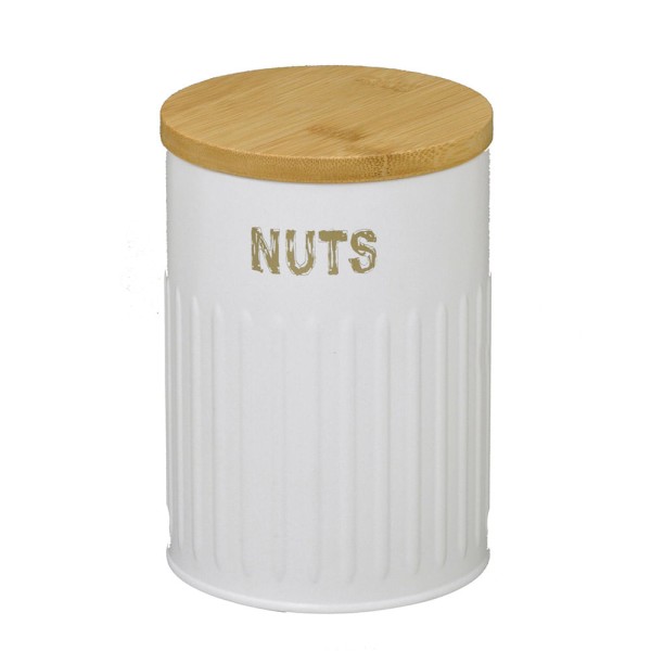 Encontraproduto.com.br - Pote para Mantimentos Nuts Branco 16cm