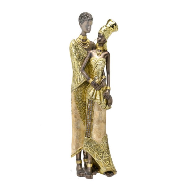 Encontraproduto.com.br - Casal Africano Decorativo Espressione