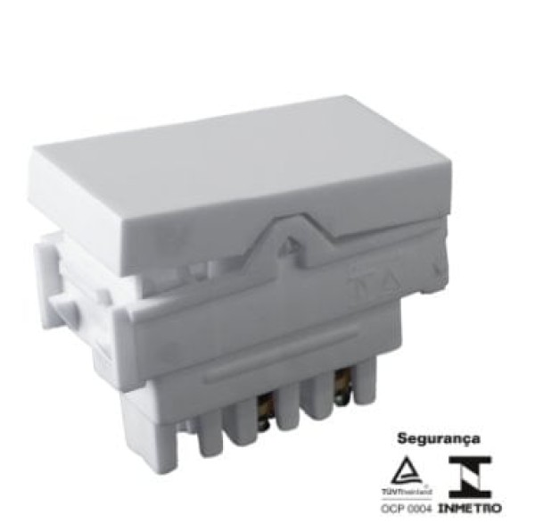 Encontraproduto.com.br - Módulo Interruptor Simples 10A/250V Branco i9