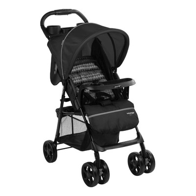 Carrinho De Passeio Para Bebê Spot (Até 15kg) Preto - Voyage