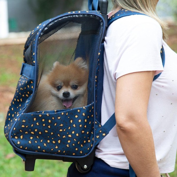 Encontraproduto.com.br - Mochila Carrinho para Cachorros Ollie  Hutch - Yala