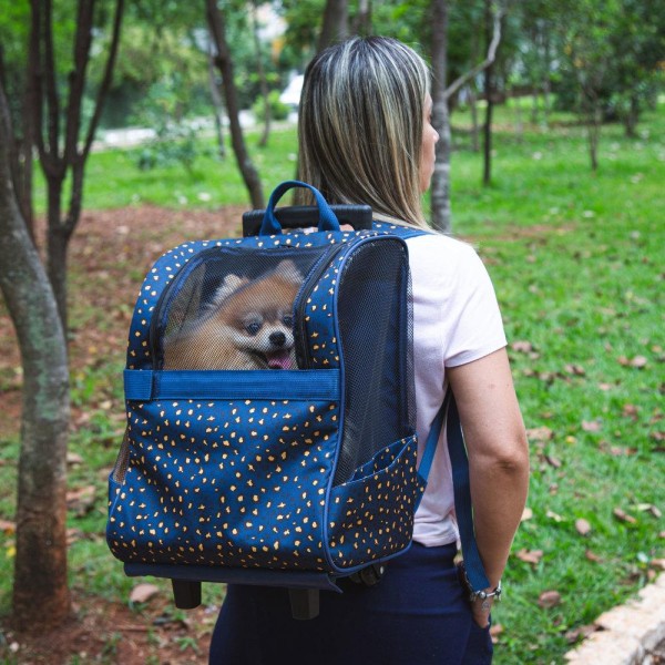 Encontraproduto.com.br - Mochila Carrinho para Cachorros Ollie  Hutch - Yala