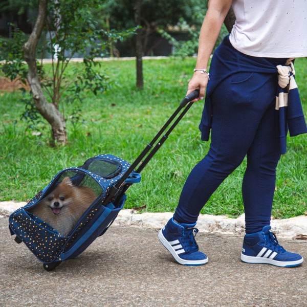 Encontraproduto.com.br - Mochila Carrinho para Cachorros Ollie  Hutch - Yala