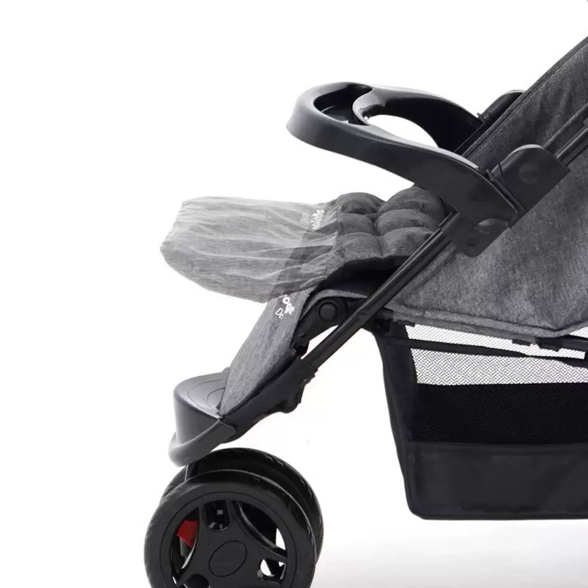 Encontraproduto.com.br - Carrinho De Passeio Para Bebê Delta (Até 15kg) Cinza Voyage