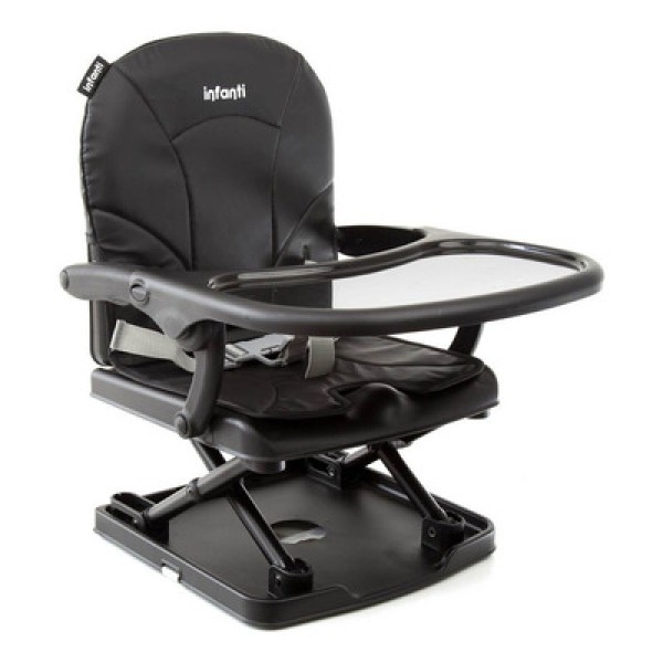 Cadeira de Refeição Portátil Toast Infanti Black Lush