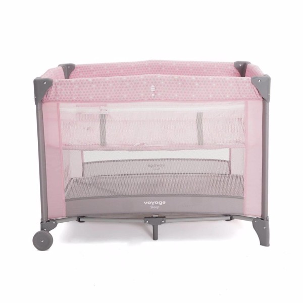 Encontraproduto.com.br - Berço Sleep Voyage Rosa Claro
