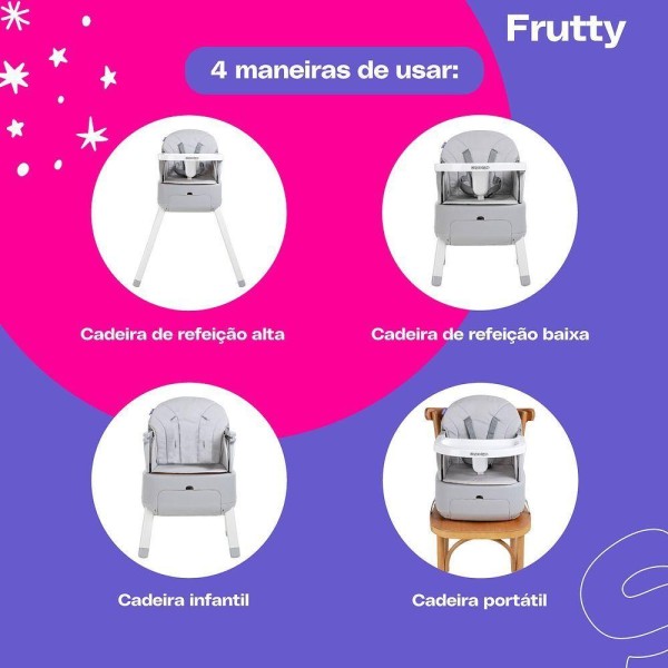 Encontraproduto.com.br - Cadeira de Alimentação Cosco Frutty de 6 Meses até 15kg