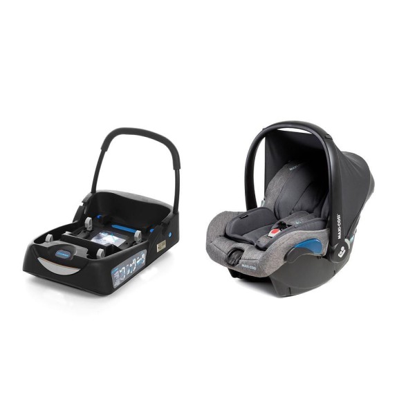 Encontraproduto.com.br - Carrinho com Bebê Conforto e Base Travel System Anna³ Trio Select Grey - Maxi-Cosi