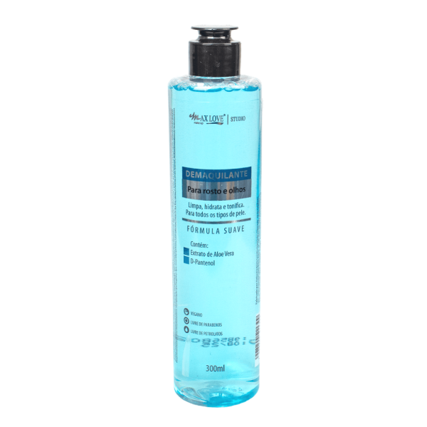 Demaquilante Para Rosto e Olhos Max Love