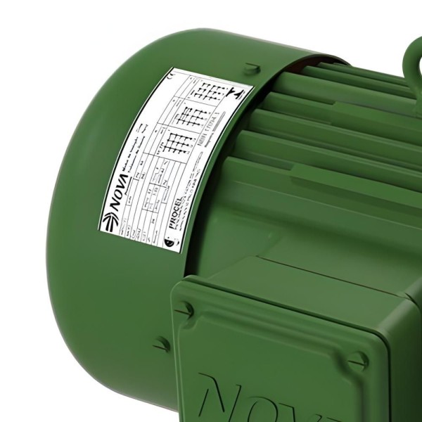 Encontraproduto.com.br - Motor Trifásico Para Aplicações Diversas 1CV 2 Polos 220/380V IP-56 Nova M731810A00