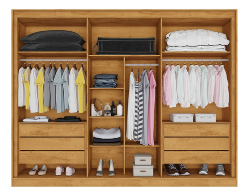 Guarda Roupa Arnot 2,40m 6 Portas