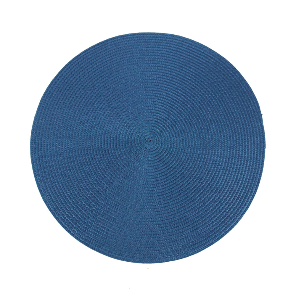 Jogo Americano Le New PVC e Poliéster Azul 40cm 1 Peça