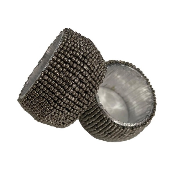 Encontraproduto.com.br - Kit Argola para Guardanapo Le Miçanga Prata 4 Unidades