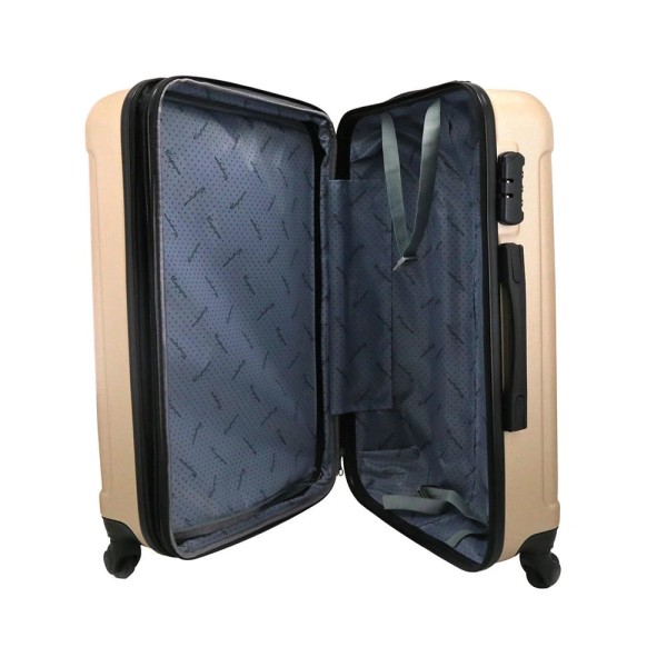 Encontraproduto.com.br - Mala de Viagem Le  Média Nude com Extensor e Rodas 360