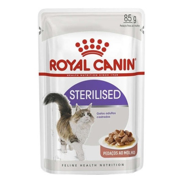 Encontraproduto.com.br - Ração Para Gatos Sterilise Gelat Wet Sachê