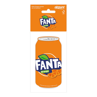 Aromatizante Automotivo Fanta Laranja Lata Airpure Cartão