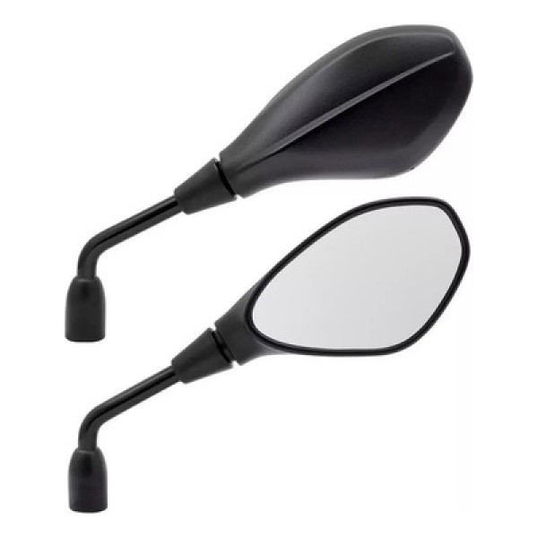 Encontraproduto.com.br - Retrovisor TMAC Modelo Bmw Com Haste Fixa Longa Para Moto Honda Par (MP)