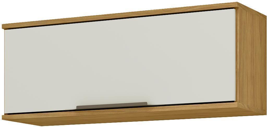 Aéreo Basculante 80Cm 1 Porta Verace Mx Móveis Ave03 Marrocos/Off White