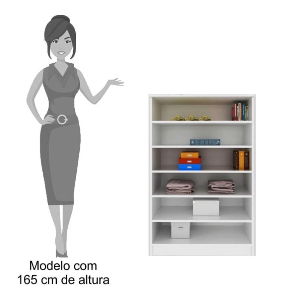 Encontraproduto.com.br - Armário Multiuso para Lavanderia Bell P04 Branco - Mpozenato