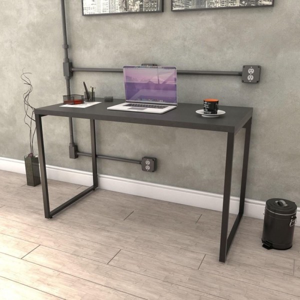 Encontraproduto.com.br - Mesa De Escritório Office 120cm Prisma C08 Preto Onix