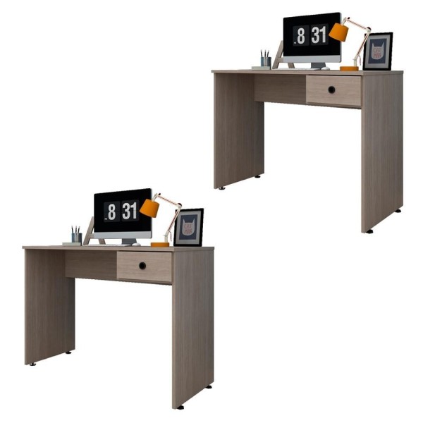 Encontraproduto.com.br - Mesa Para Computador Notebook Escrivaninha 101cm Dubai Preto - Mpozenato